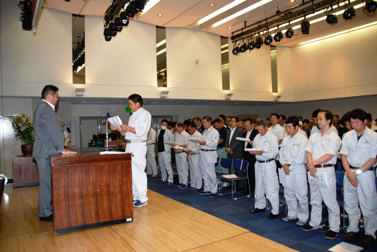 写真:協力会社代表