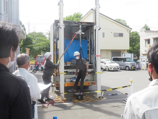 ハーネスがゆるい状態で使用した場合