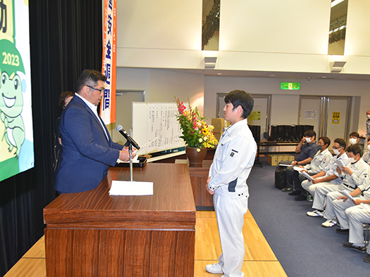 優良職長・作業員表彰